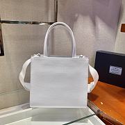 PRADA Tote Bag 1BG382 (White)  - 4