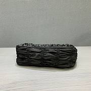 PRADA Nylon Ruffled Armpit Bag/Hand Carry (Black)  - 5
