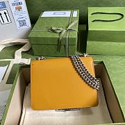 GUCCI Dionysus Ophidia Web Leather Bag (Yellow _White) 20cm 421970 - 5