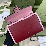 GUCCI Dionysus Ophidia Web Leather Bag (Red_Pink) 20cm 401231  - 3