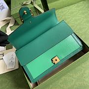GUCCI Dionysus Ophidia Web Leather Bag (Green_Dark Green) 28cm 400249 - 6