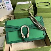 GUCCI Dionysus Ophidia Web Leather Bag (Green_Dark Green) 28cm 400249 - 1