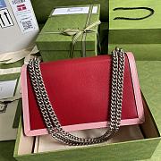 GUCCI Dionysus Ophidia Web Leather Bag (Red_Pink) 28cm 400249  - 2