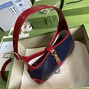 Gucci Ophidia Web Leather (Blue_Red) 636706  - 2