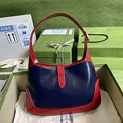 Gucci Ophidia Web Leather (Blue_Red) 636706  - 4