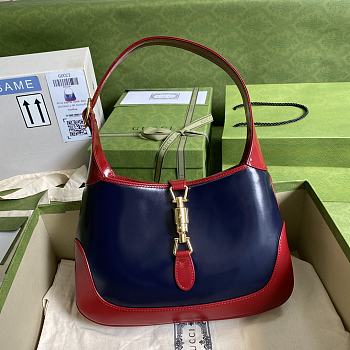 Gucci Ophidia Web Leather (Blue_Red) 636706 