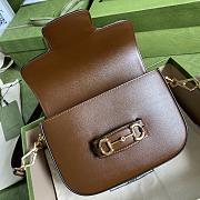 Gucci Horsebit 1955 Mini Bag Full Leather (Brown) 658574  - 2
