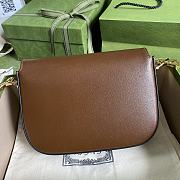 Gucci Horsebit 1955 Mini Bag Full Leather (Brown) 658574  - 6