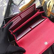 Gucci Card Holder Leather (Red) 456116  - 6