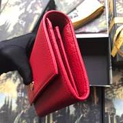 Gucci Card Holder Leather (Red) 456116  - 4