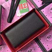 Gucci Card Holder Leather (Black) 456116  - 6