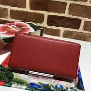 Gucci Long Wallet Leather (Red) 570661 - 2