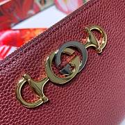 Gucci Long Wallet Leather (Wine Red) 570661 - 6