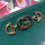 Gucci Long Wallet Leather (Dark Green) 570661 - 4