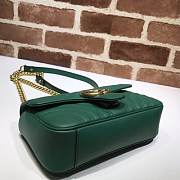 GUCCI GG Marmont Matelassé Mini Bag (Dark Green) 446744 - 5