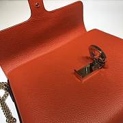 GUCCI GG Interlocking Chain Shoulder Bag (Orange) 510306  - 6
