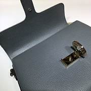 GUCCI GG Interlocking Chain Shoulder Bag (Gray) 510306  - 3