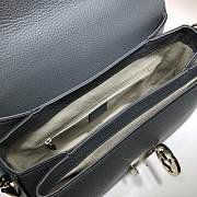 GUCCI GG Interlocking Chain Shoulder Bag (Gray) 510306  - 2