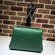 GUCCI GG Interlocking Chain Shoulder Bag (Green) 510306  - 5
