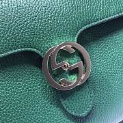 GUCCI GG Interlocking Chain Shoulder Bag (Green) 510306  - 2