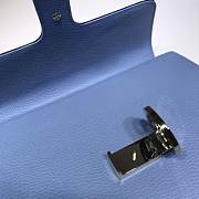 GUCCI GG Interlocking Chain Shoulder Bag (Sky Blue) 510306  - 4