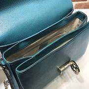 GUCCI GG Interlocking Chain Shoulder Bag (Tibetan Blue) 510306  - 4