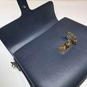 GUCCI GG Interlocking Chain Shoulder Bag (Dark Blue) 510306  - 5