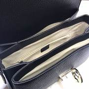 GUCCI GG Interlocking Chain Shoulder Bag (Black) 510306  - 4