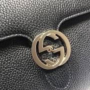 GUCCI GG Interlocking Chain Shoulder Bag (Black) 510306  - 2