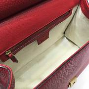 GUCCI Small Messenger Bag With Double G (Red) 421890  - 4