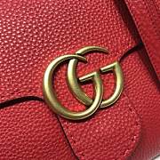 GUCCI Small Messenger Bag With Double G (Red) 421890  - 3
