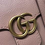 GUCCI Small Messenger Bag With Double G (Nude Powder) 421890  - 2
