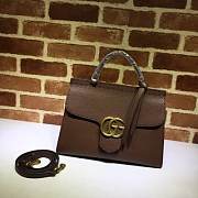 GUCCI Small Messenger Bag With Double G (Brown) 421890  - 1