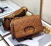 Dior Small Caro Bag (Cognac) Supple Cannage Calfskin M9241UWHC_M44M - 1