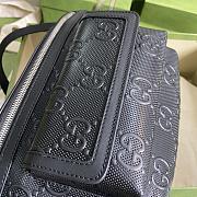 Gucci GG Embossed Belt Bag In Black 645093  - 5