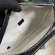 Gucci GG Embossed Belt Bag In Black 645093  - 2
