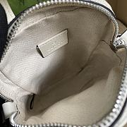GUCCI GG Embossed Mini Bag In White Leather 658553 - 5