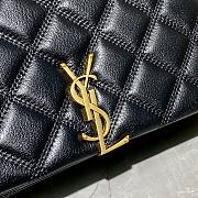 YSL Becky Diamond-Quilted Lambskin Chain Bag (Black) 629246 - 3