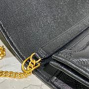 YSL Becky Diamond-Quilted Lambskin Chain Bag (Black) 629246 - 2