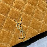 YSL Becky Diamond-Quilted Lambskin Chain Bag (Yellow) 629246  - 2