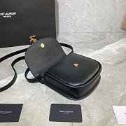 YSL Kaia Small Satchel In Smooth Vintage Leather (Black) 619740 - 5