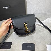 YSL Kaia Small Satchel In Smooth Vintage Leather (Black) 619740 - 4