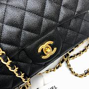 Chanel Mini Messenger Bag in Grained Calfskin (Black) AS2431  - 2