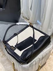 YSL Tag Hobo Bag White 634786 H9P1W  - 2