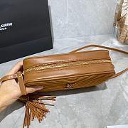 YSL Lou Bag Camera Bag Brown Gold Buckle 520534  - 4