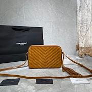 YSL Lou Bag Camera Bag Brown Gold Buckle 520534  - 6