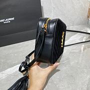 YSL Lou Bag Camera Bag Black Gold Buckle 520534 - 5