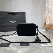 YSL Lou Bag Camera Bag Black Gold Buckle 520534 - 3