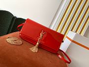 YSL Kate 99 With Tassel In Patent Leather (Red) 3729  - 1