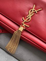 YSL Kate 99 With Tassel In Lambskin (Red) 3729  - 2
